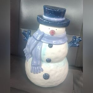 Gibson home snowman cookie jar